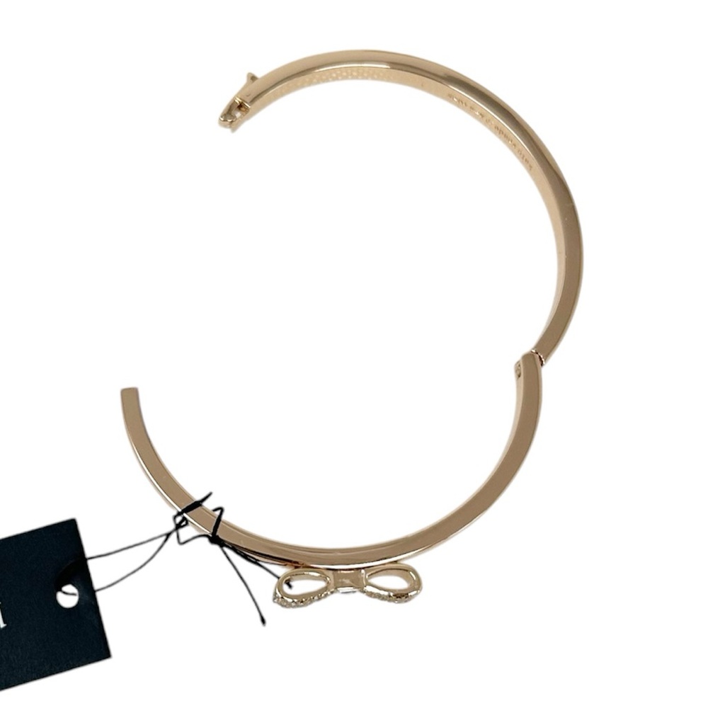 NWT Kate Spade ♠️ Ready Set Bow Pave Bow Bangle - Picture 6 of 7